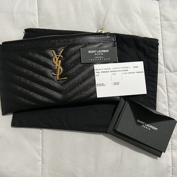 YSL Clutch NWOT - Picture 5 of 7